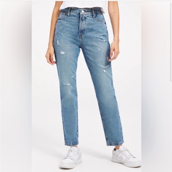 NWT GOOD AMERICAN Good Classic Stretch Jeans size 6 / 28 - Picture 2 of 15